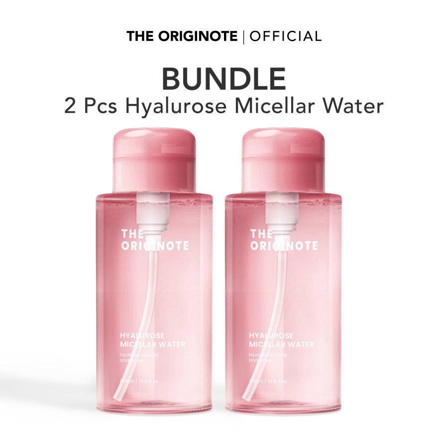 The Originote Bundle 2pcs Hyalurose Micellar Water - Make Up Remover