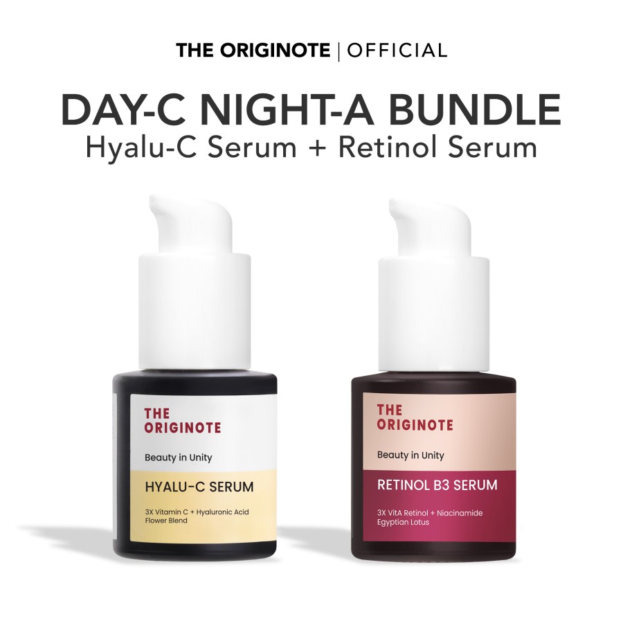 The Originote Day-C Night-A Bundle 2pcs - HyaluC + Retinol