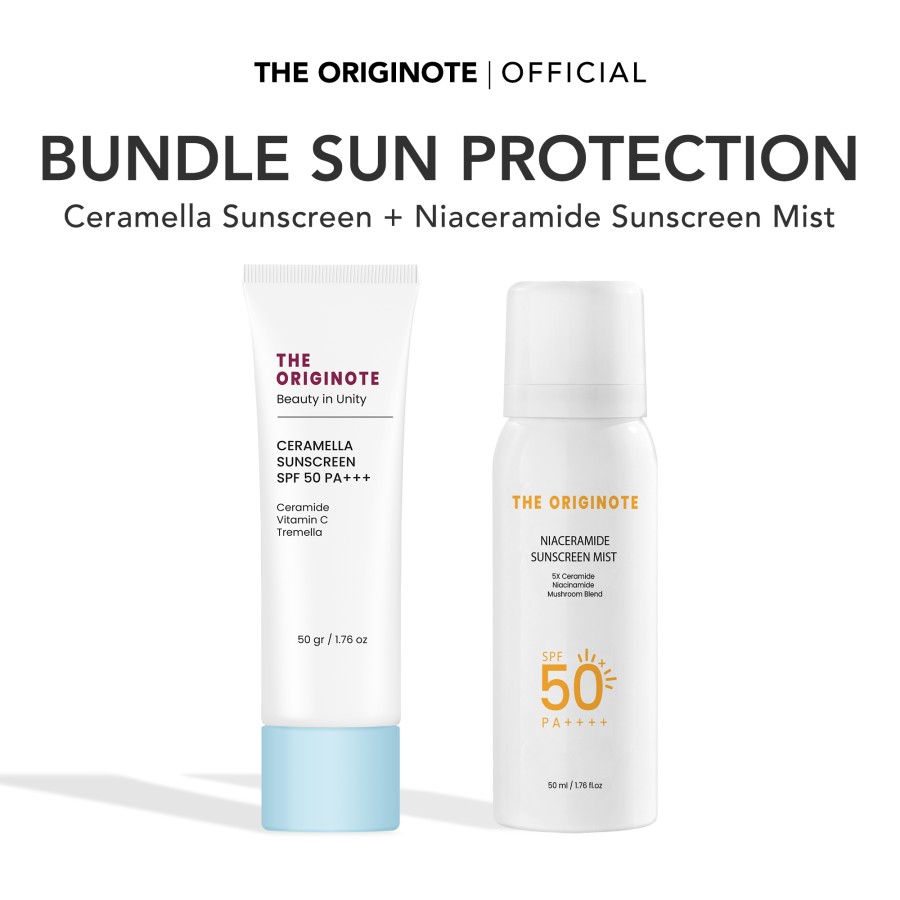 The Originote Bundle Sun Protection - Ceramella Sunscreen SPF 50 PA+++